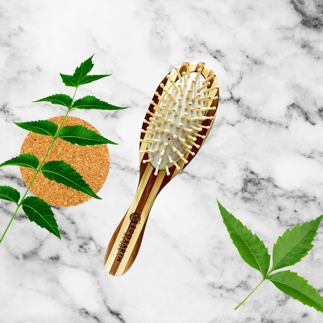 OVAL STRIPPED HAIR BRUSH